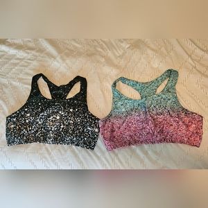 2 Pineapple Sports bras